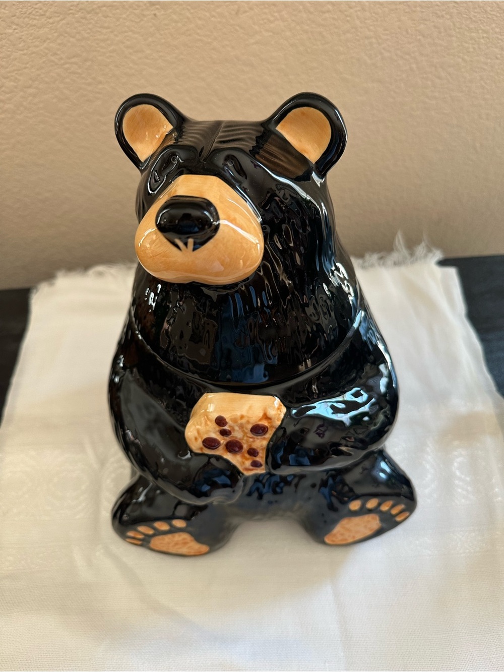 Big Sky Carvers Bearfoots Cookie Jar by Jeff Fleming.